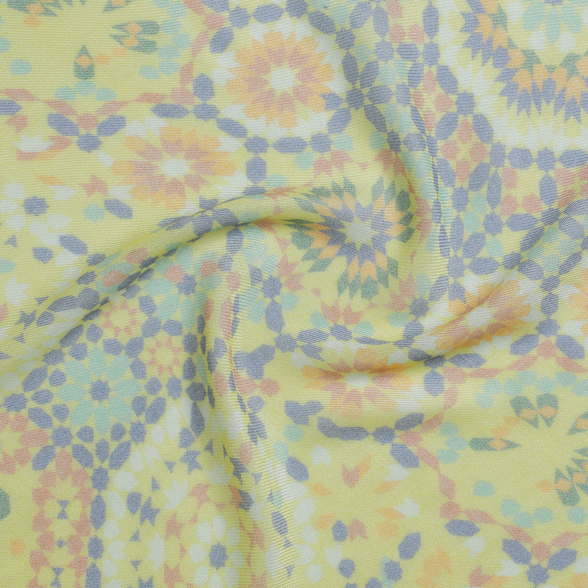Gulzar: Silk Modal Dahlia Delight Printed Stole