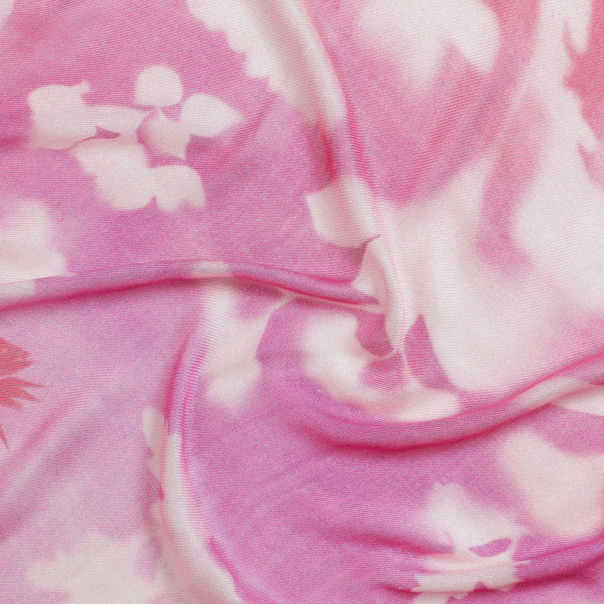 Rooh: Silk Modal Water Lily Printed Stole