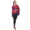 Dobby Pink Printed Woolen Stole
