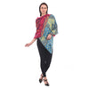 Dobby Green Printed Woolen Stole