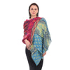 Dobby Green Printed Woolen Stole