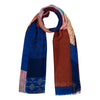 Rio Printed Navy Wool Stole