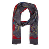 Lace Sprig Printed Woolen Stole
