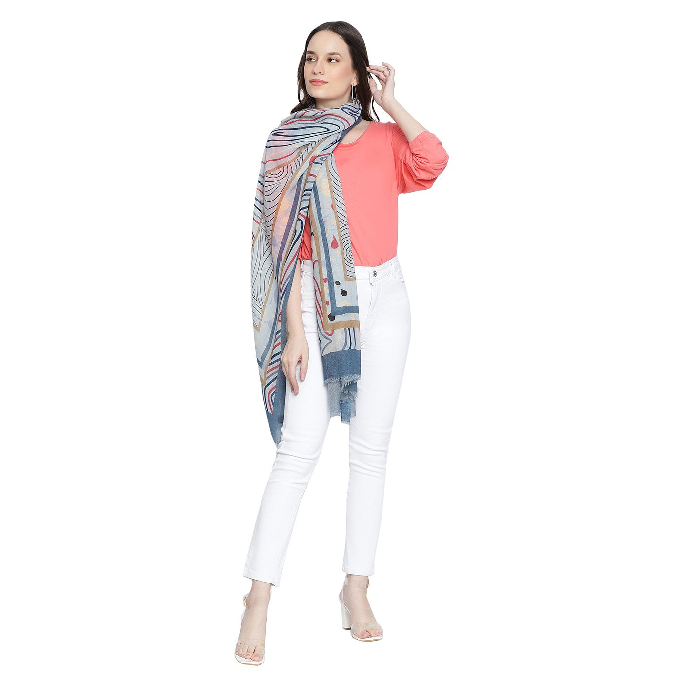 woolen stole for ladies -Shingora