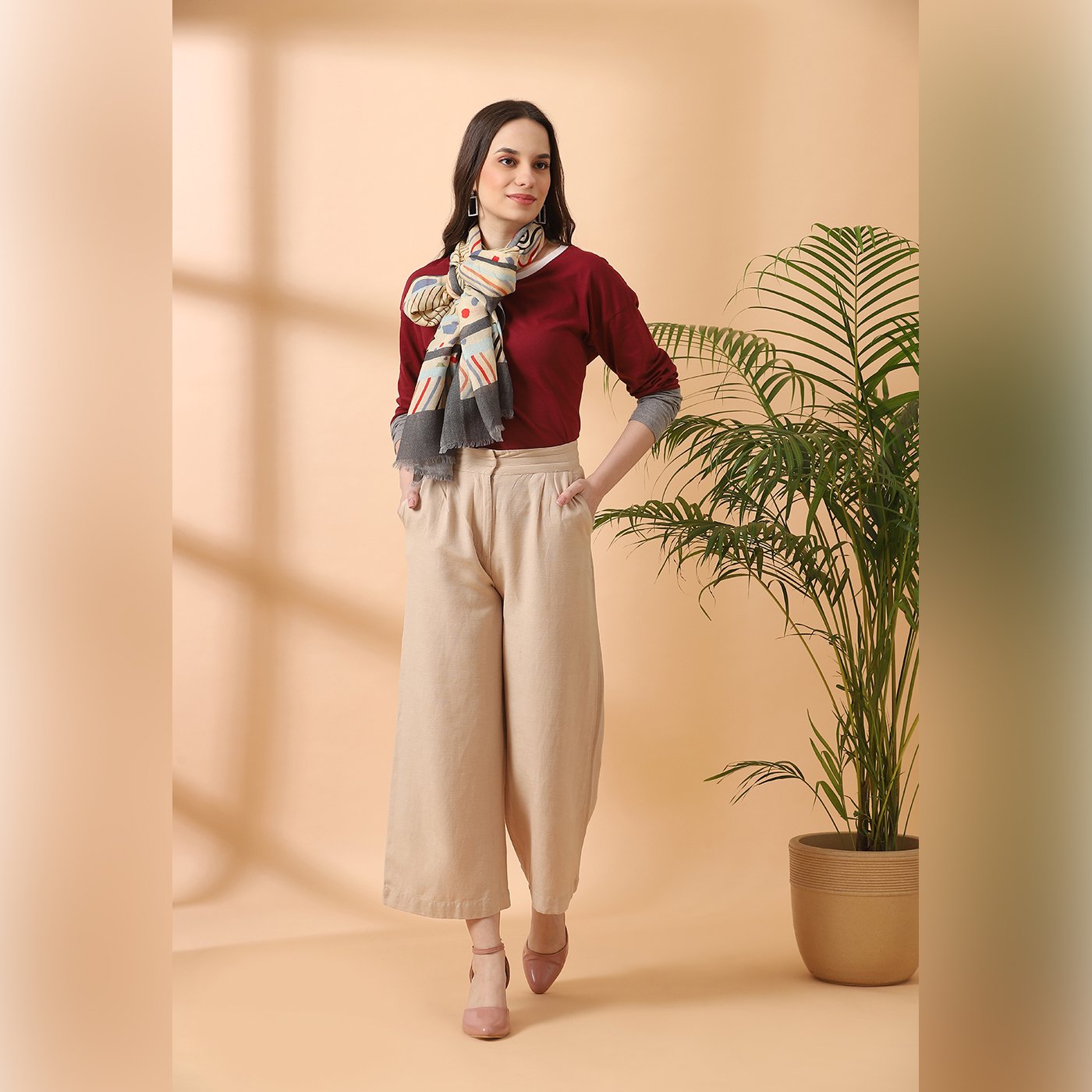 woolen stole for ladies -Shingora