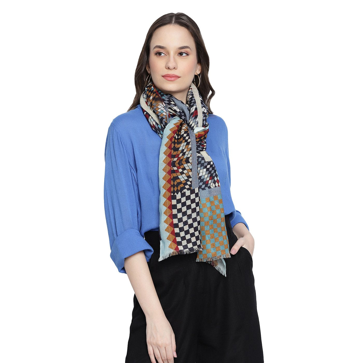 woolen stole for ladies -Shingora