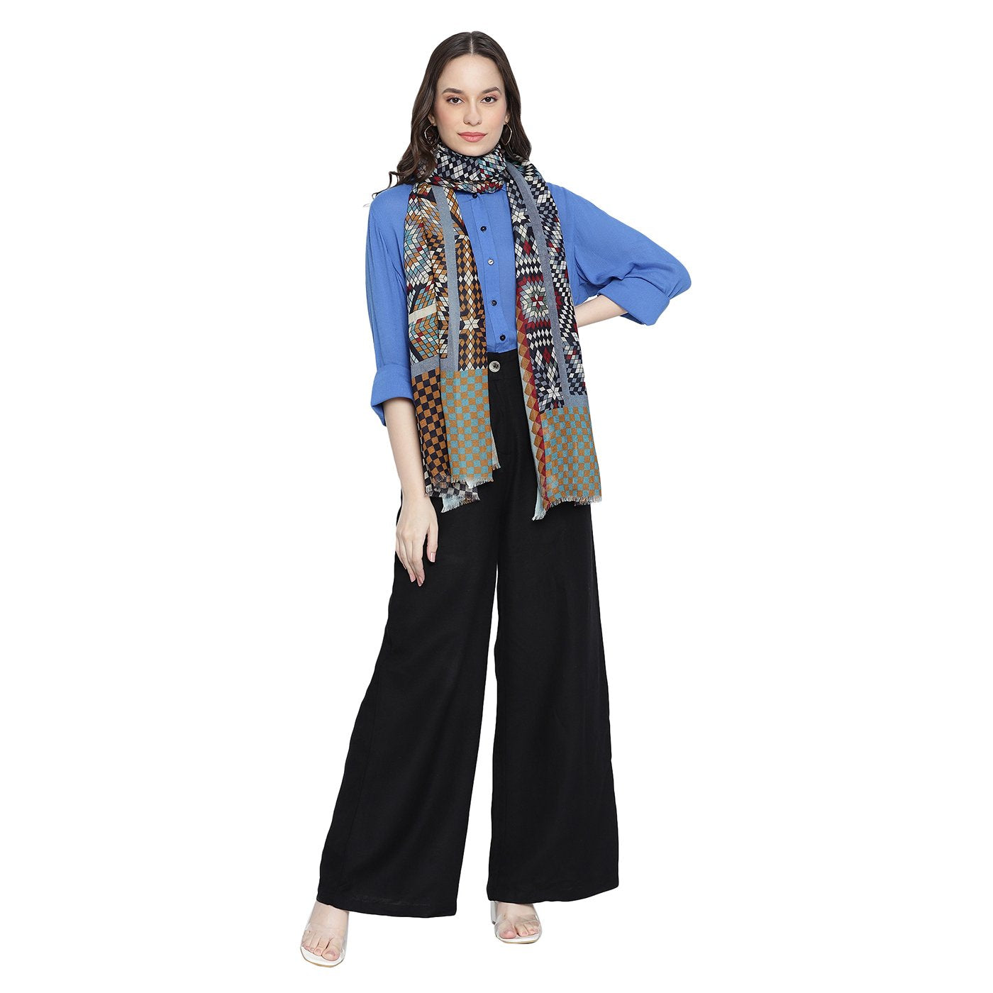 woolen stole for ladies -Shingora
