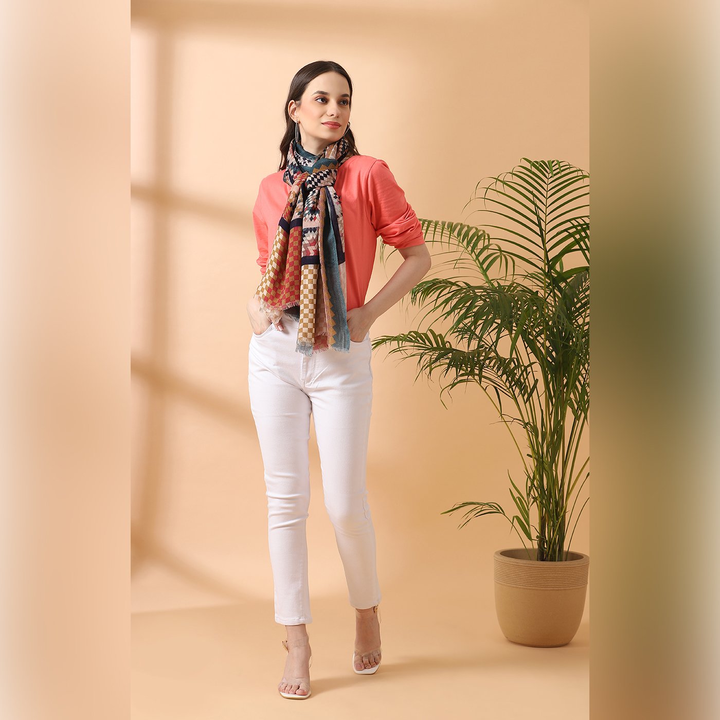 woolen stole for ladies -Shingora