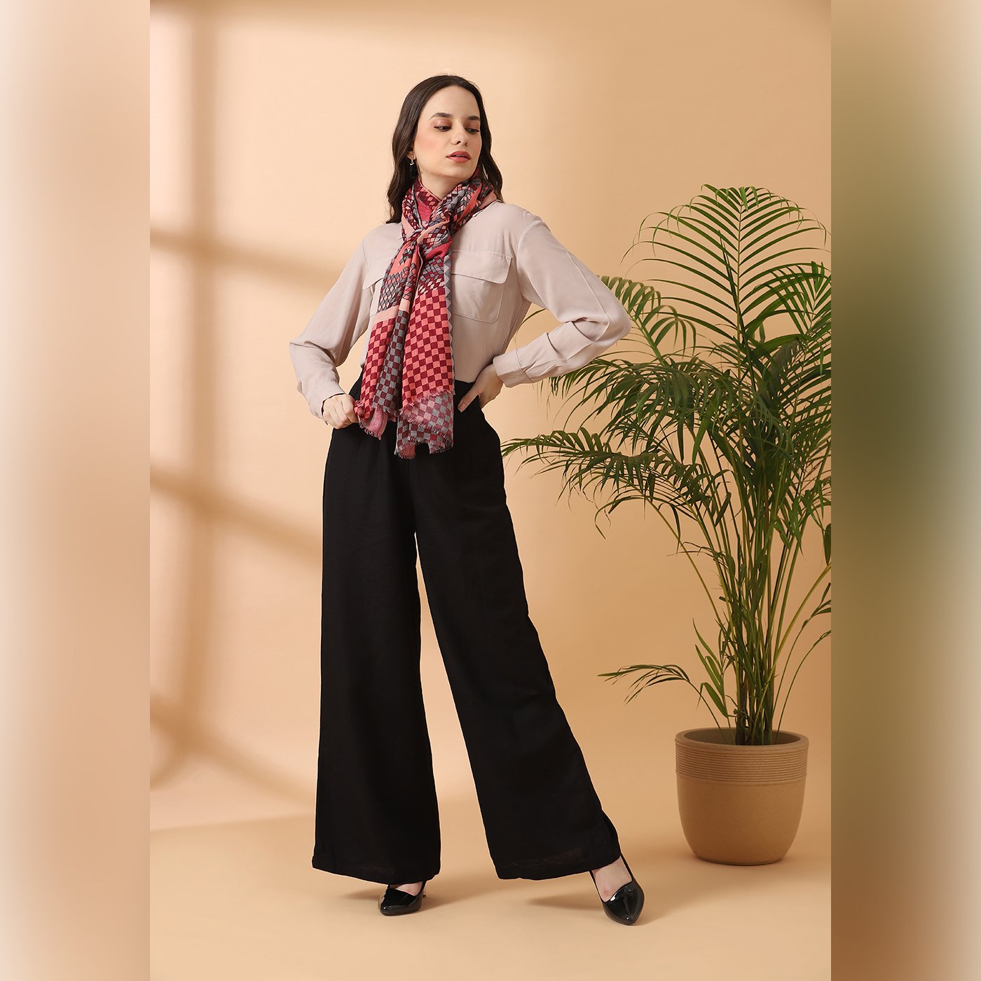 woolen stole for ladies -Shingora