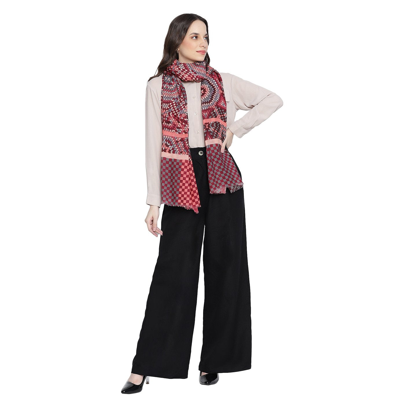 woolen stole for ladies -Shingora