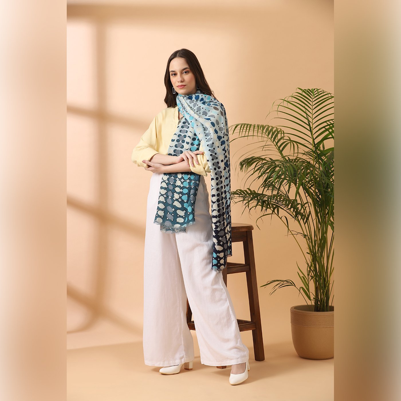 woolen stole for ladies -Shingora