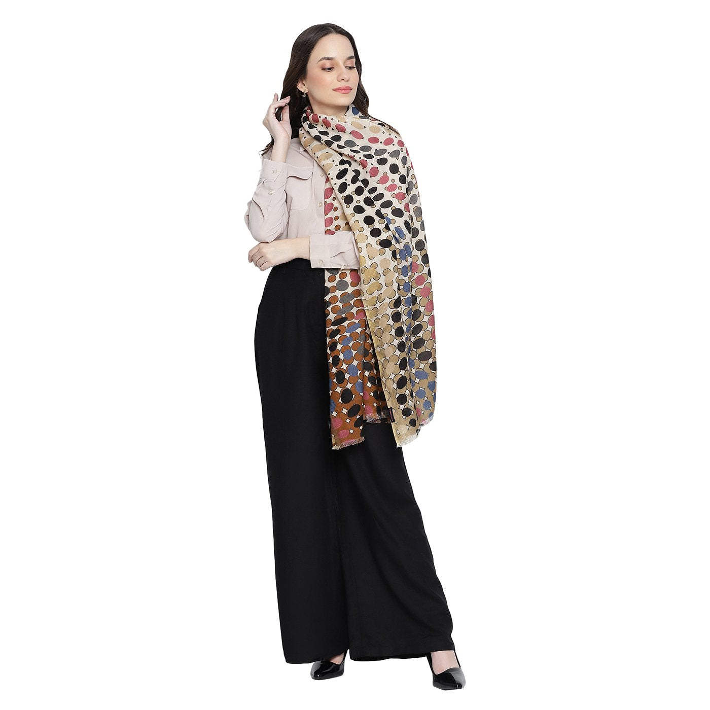 woolen stole for ladies -Shingora