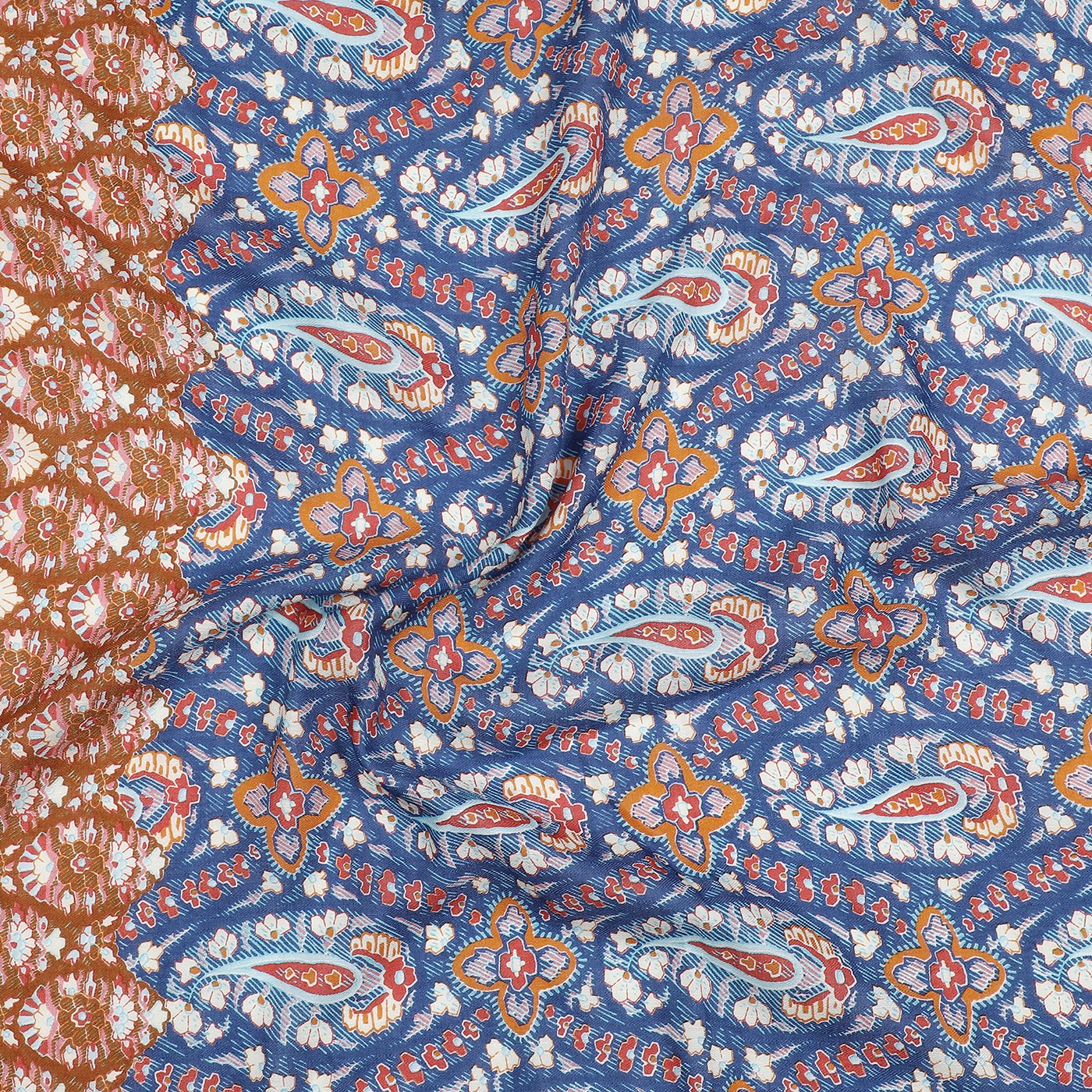 Blue woolen stole for ladies - Shingora
