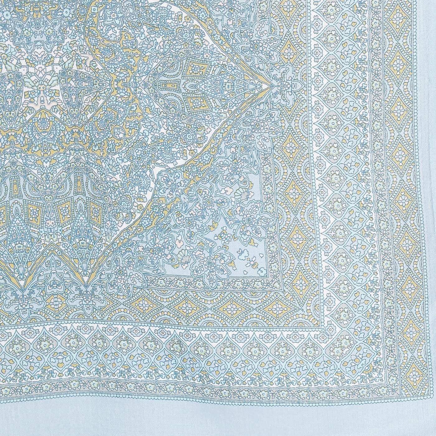 Blue woolen stole for ladies - Shingora