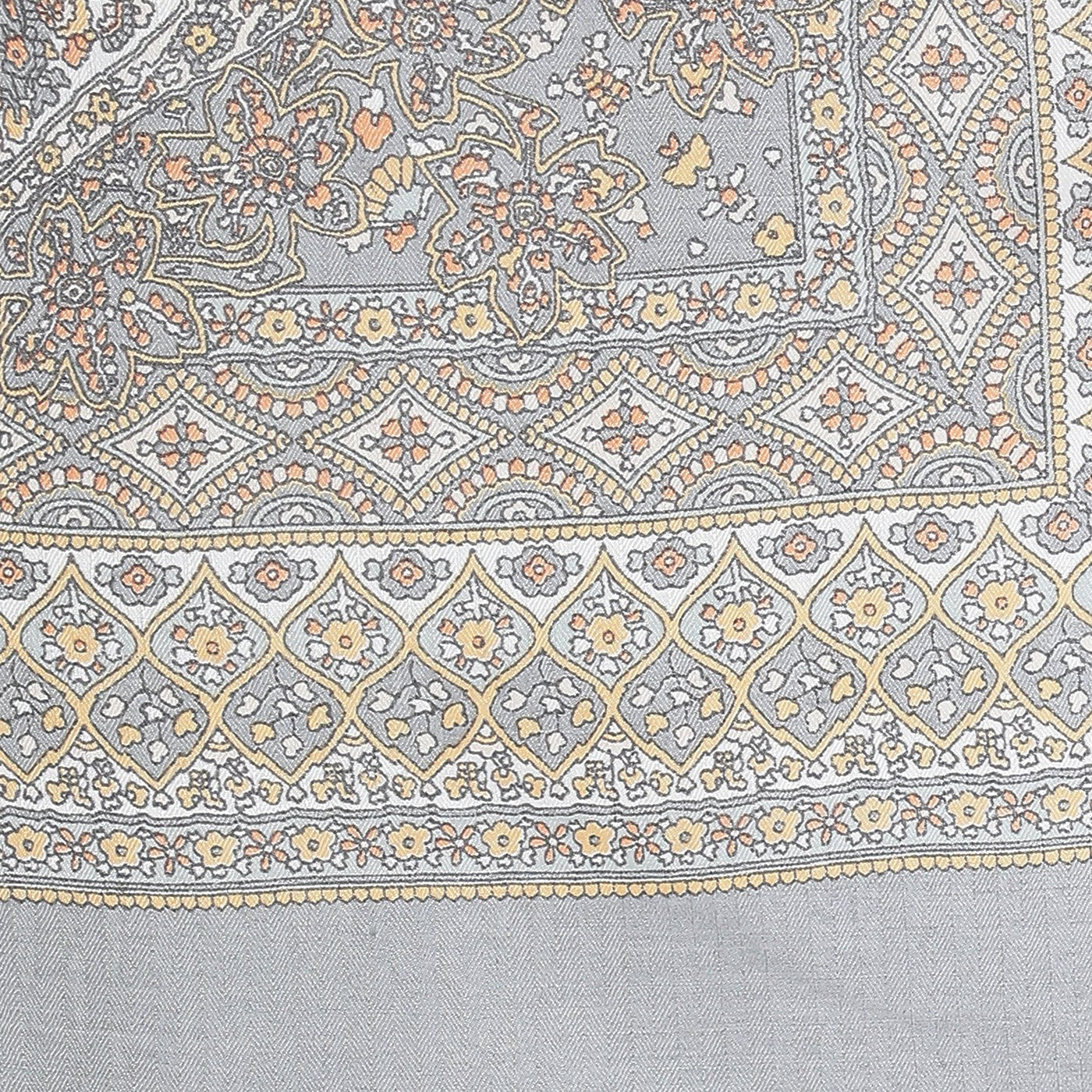 Grey woolen stole for ladies - Shingora