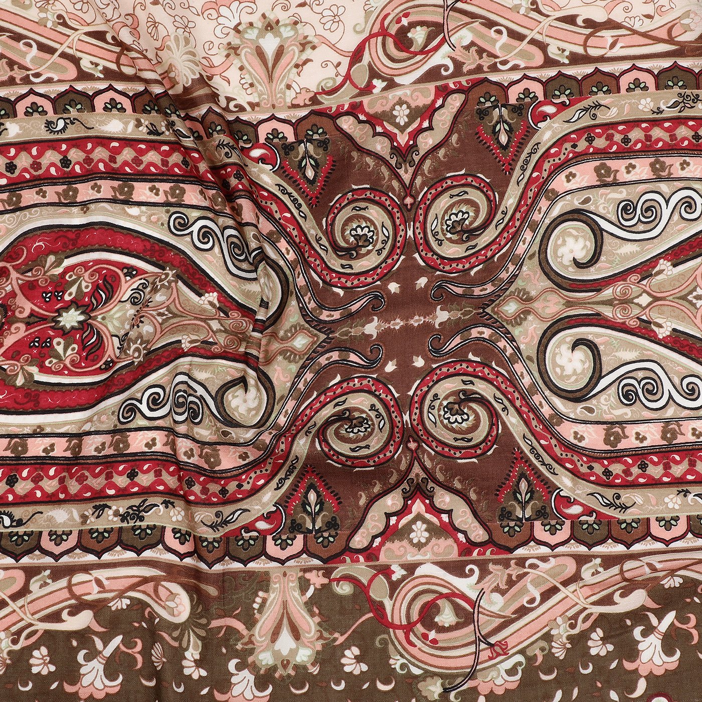 Brown woolen stoles for ladies - Shingora