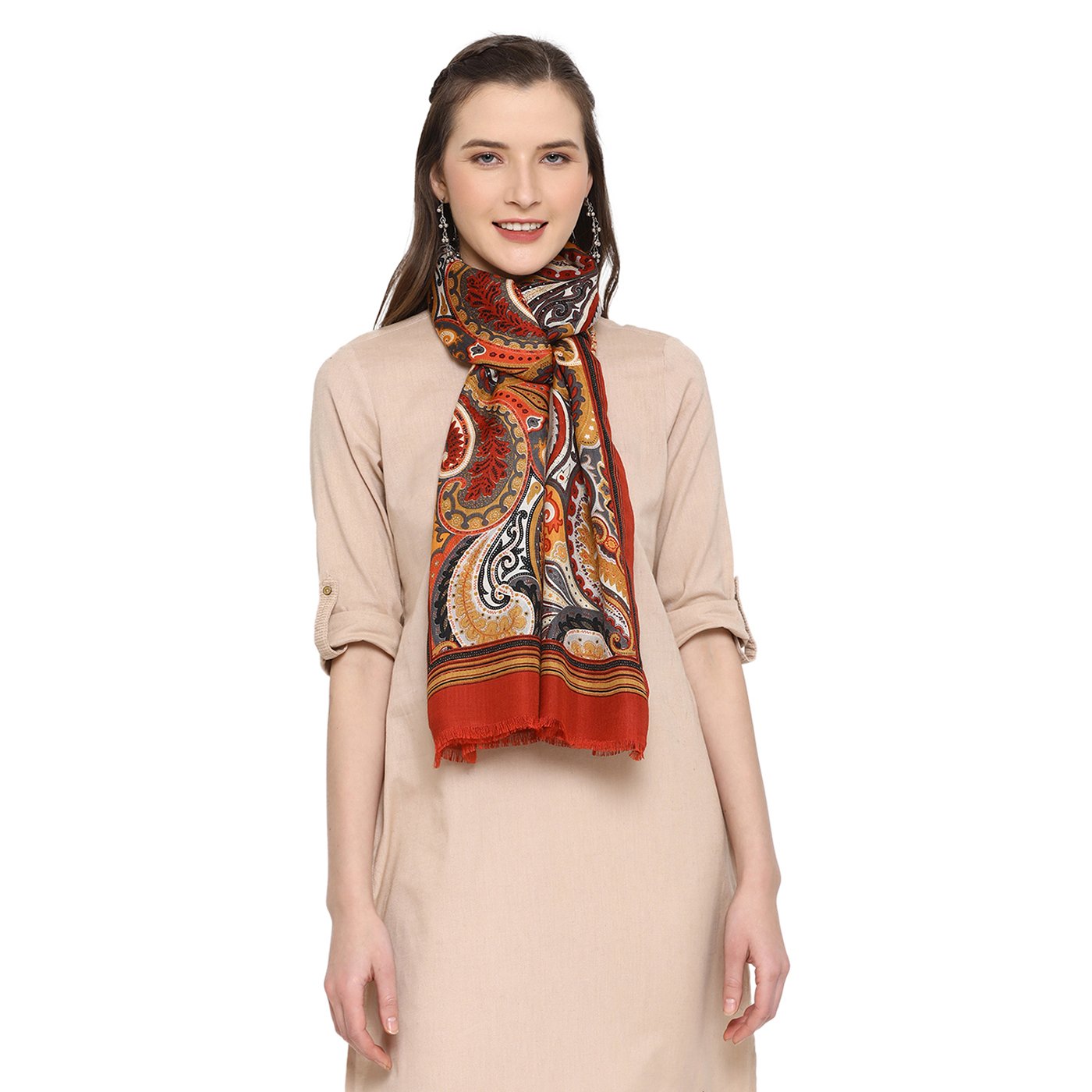 woolen stole for ladies - Shingora