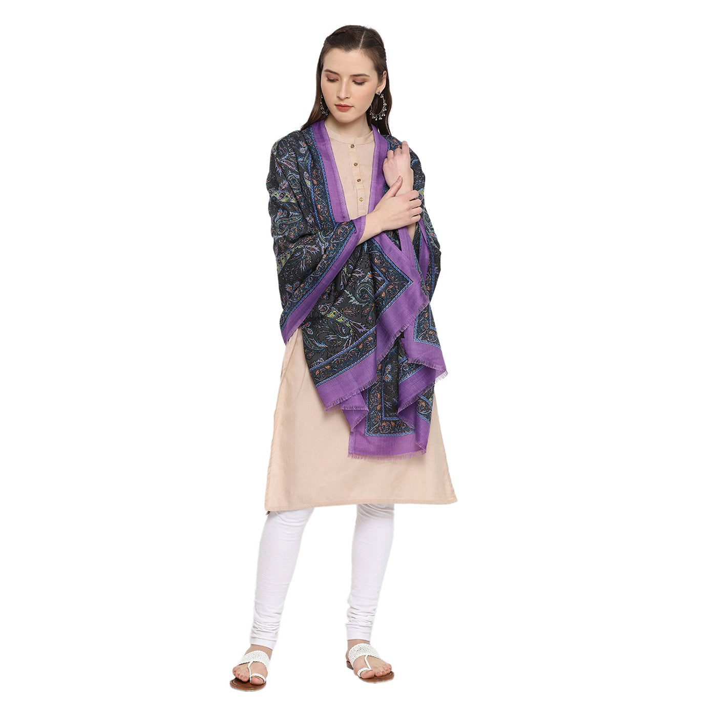 woolen stole for ladies - Shingora