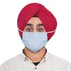 Flatfold Pleated 3-Layered Antiviral Turban Face Mask