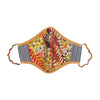 Duckbill Pleated Yellow Printed Antiviral Face Mask