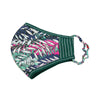 Duckbill Pleated Green Printed Antiviral Face Mask