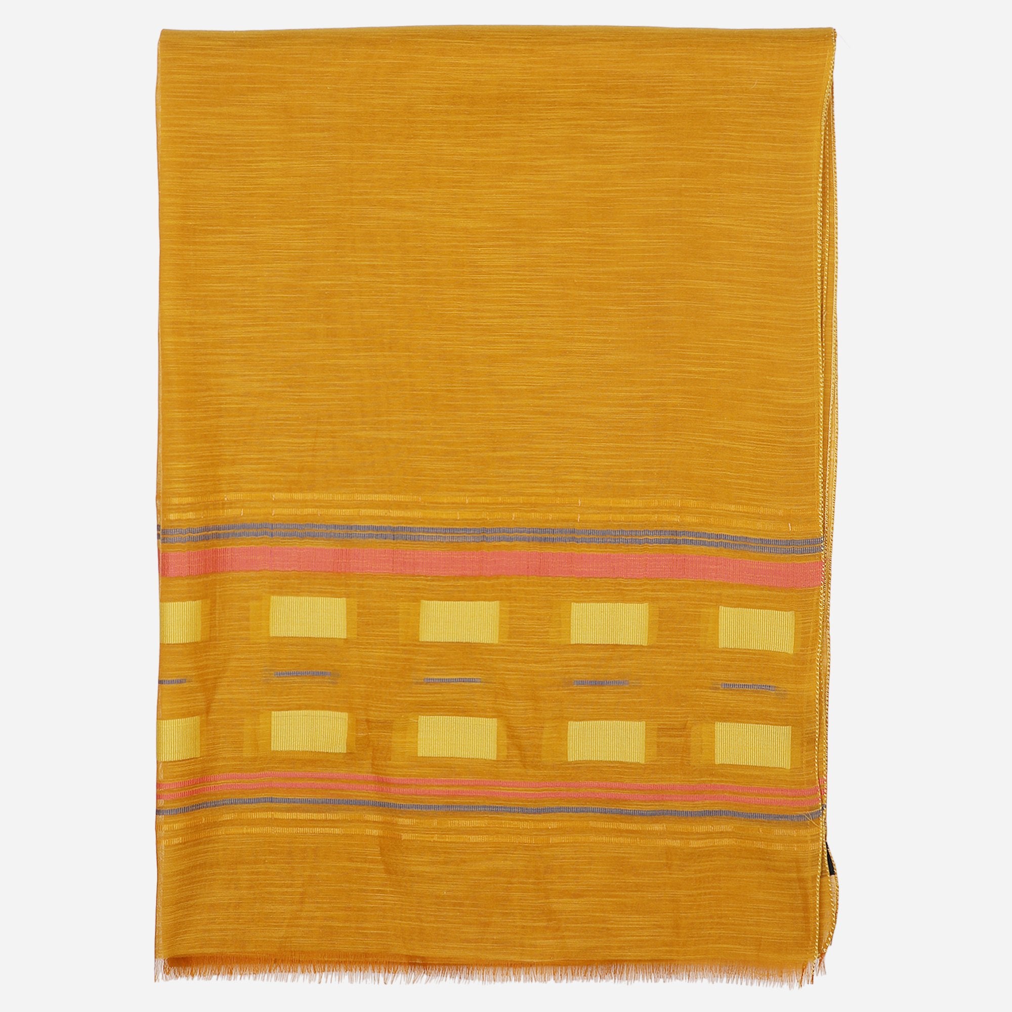 Aaditri Striped Cotton Silk Dupatta