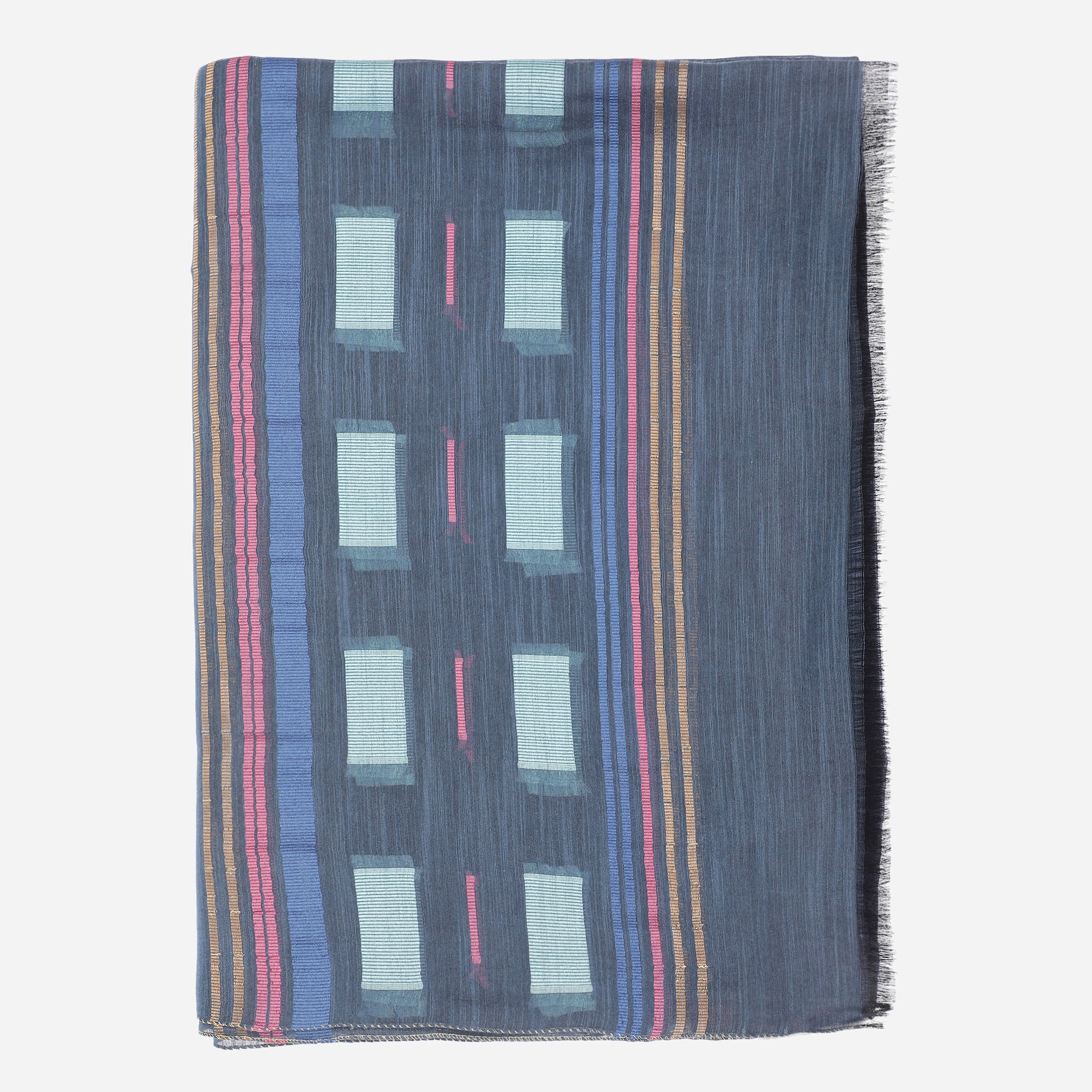 Aaditri Striped Cotton Silk Dupatta