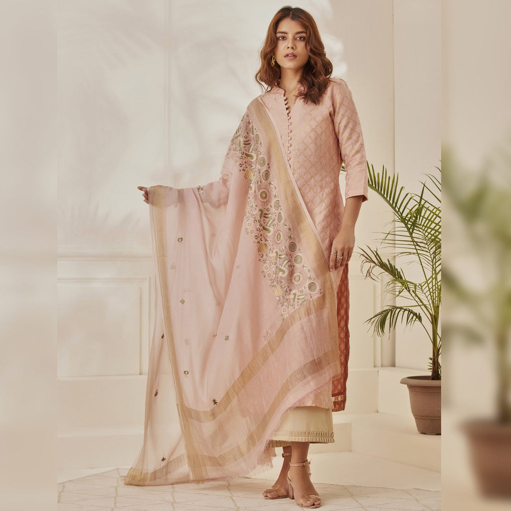 Amaranth Pink Suit Co-Ord Set
