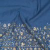 Floral Jaal Blue Fabric