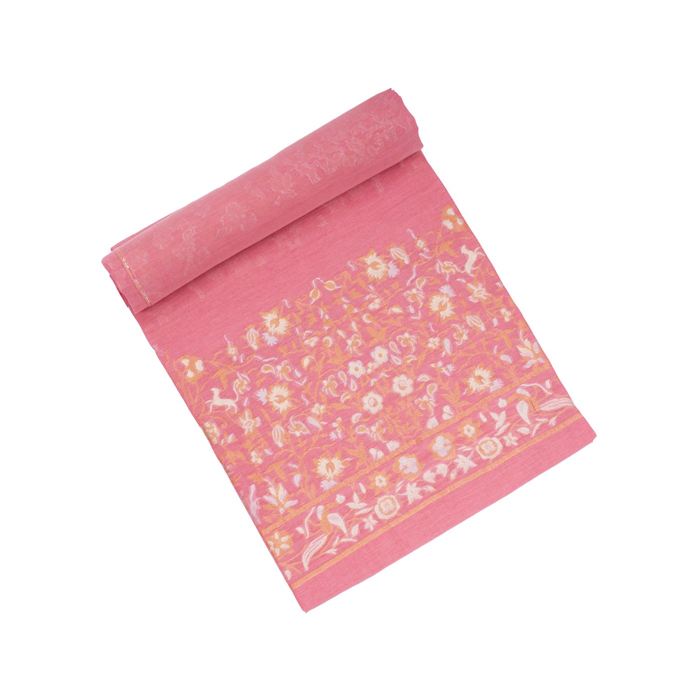 Floral Jaal Woven Design Fabric