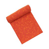 Zari Buti Orange Woven Design Fabric