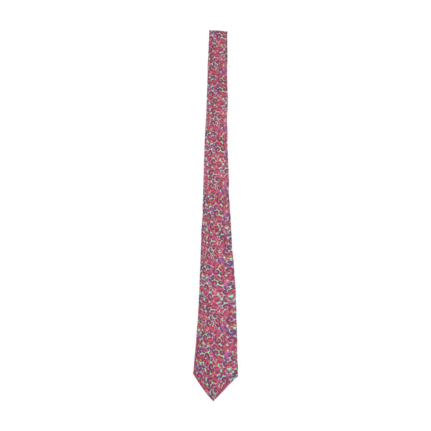 Pink Silk Printed Tie