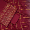 Maroon Woven Kurti & Solid Bottom with Maroon  Dupatta