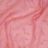 Zari Buti Peach Woven Design Fabric