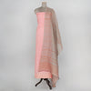 Saleeqa:Pink Jacquard Suit