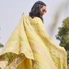 Woven Silk Tencel Metallic Polyester Dupatta