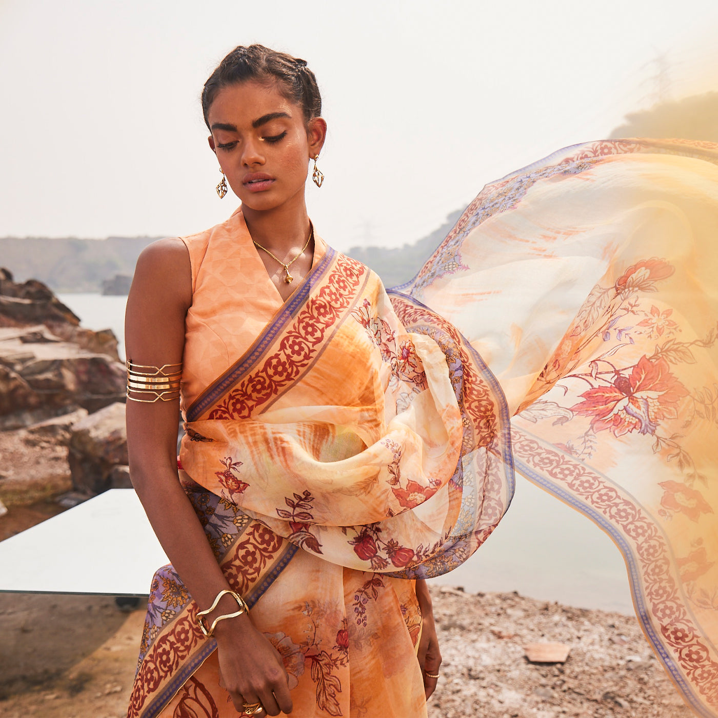 Anu Sithara's saree looks | mirchiplus