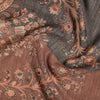 Daisy Wool and Metallic Kani Stole